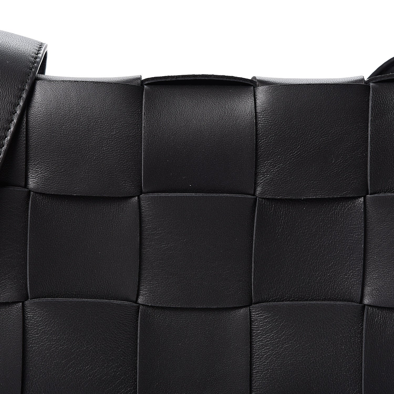 Bottega Veneta Nappa Maxi Intreccio Cassette Bag Black 6 of 10