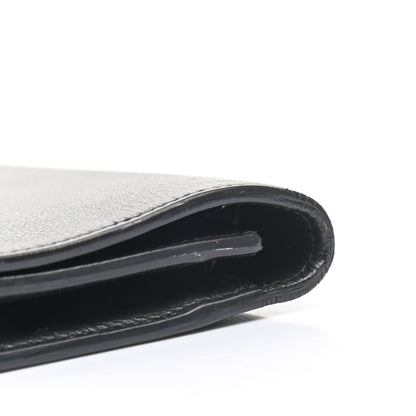 Saint Laurent Calfskin Monogram Large Belle De Jour Clutch Black 13 of 15