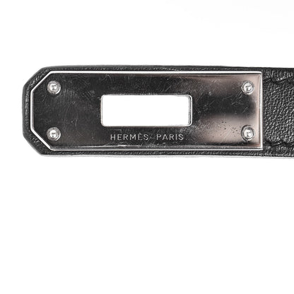 Hermes Swift Kelly Cut Clutch Pochette Black 12 of 23