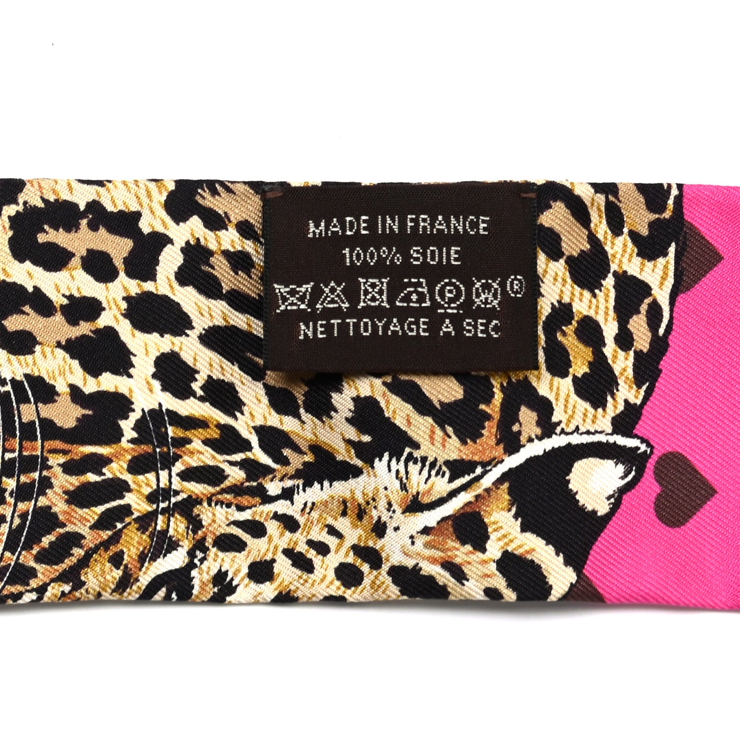 Hermes Silk Jungle Love Love Twilly Rose Vif Bleu Roy 4 of 4