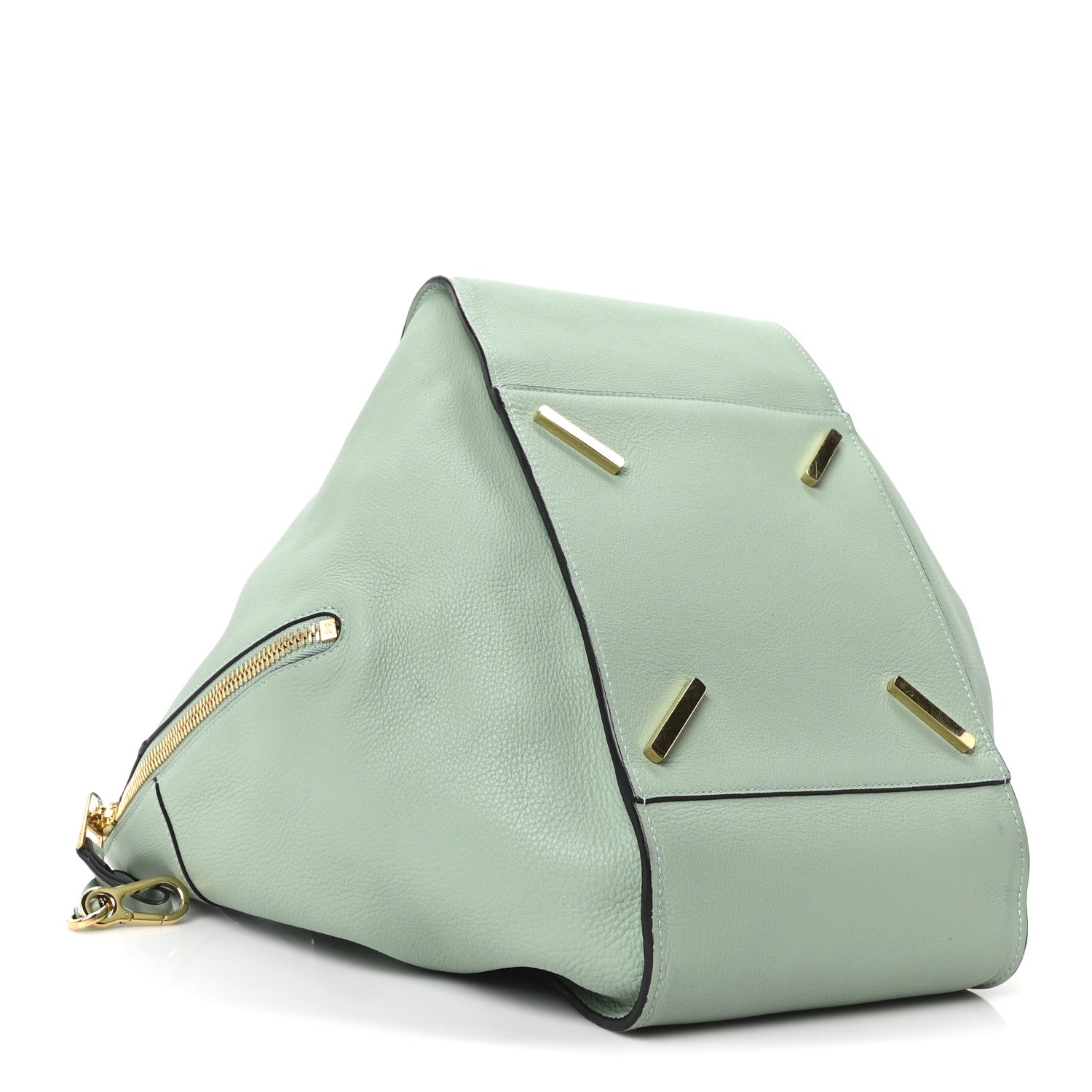 Loewe Soft Grained Calfskin Medium Hammock Shoulder Bag Light Green 4 of 9