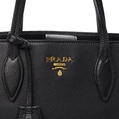 Prada Vitello Phenix Tote Black 9 of 9