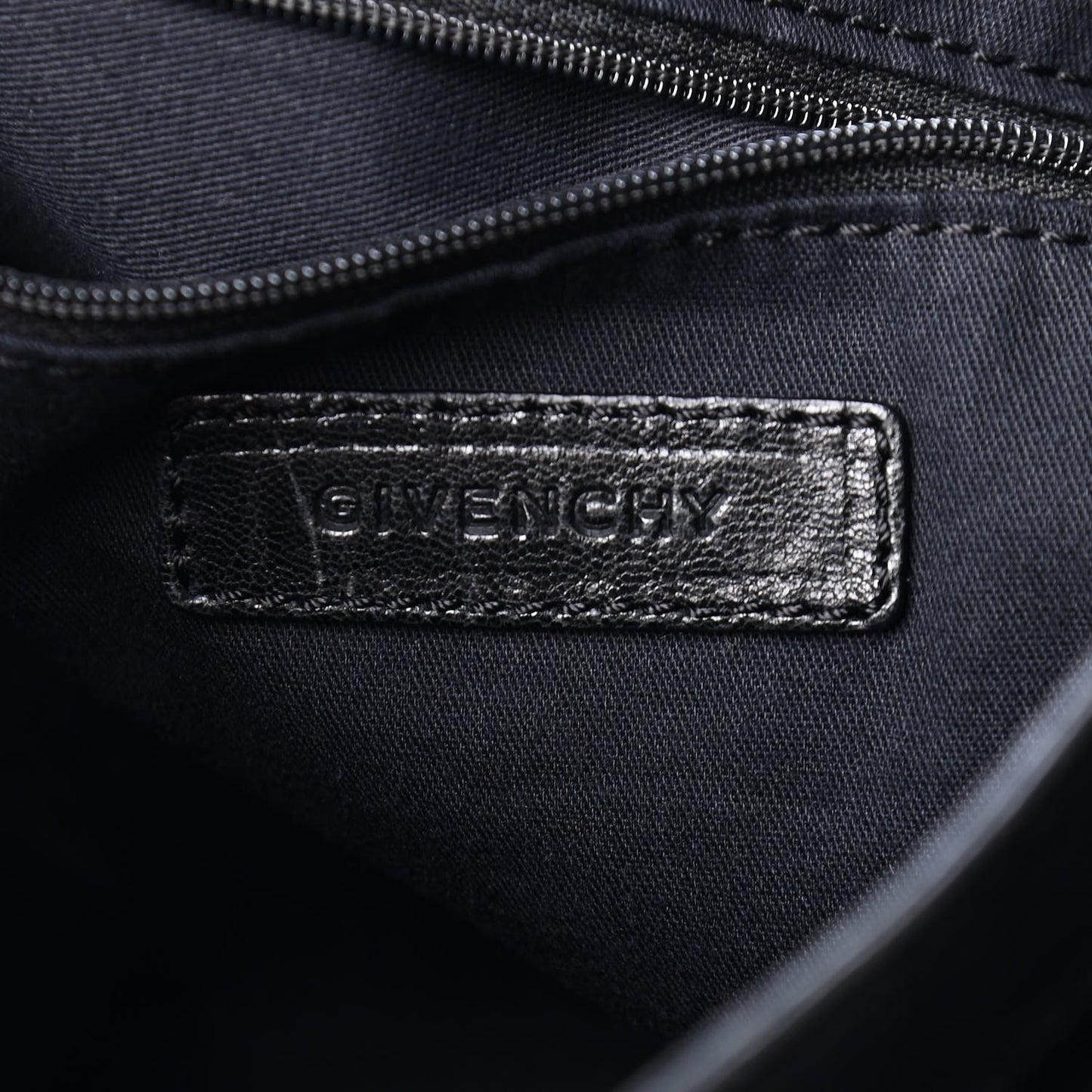 Pebbled Lambskin Melancholia Shoulder Bag Black