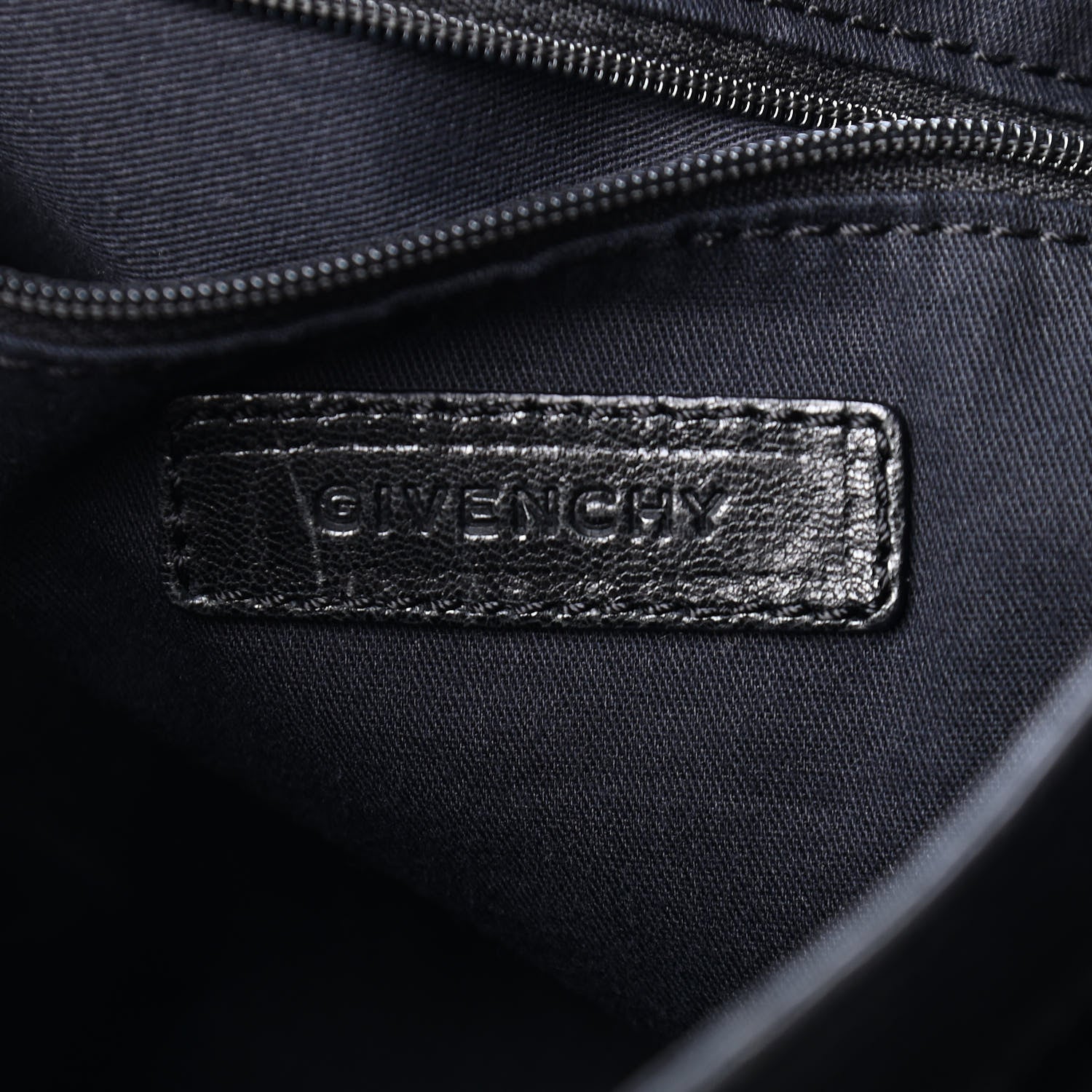 Givenchy Pebbled Lambskin Melancholia Shoulder Bag Black 6 of 9