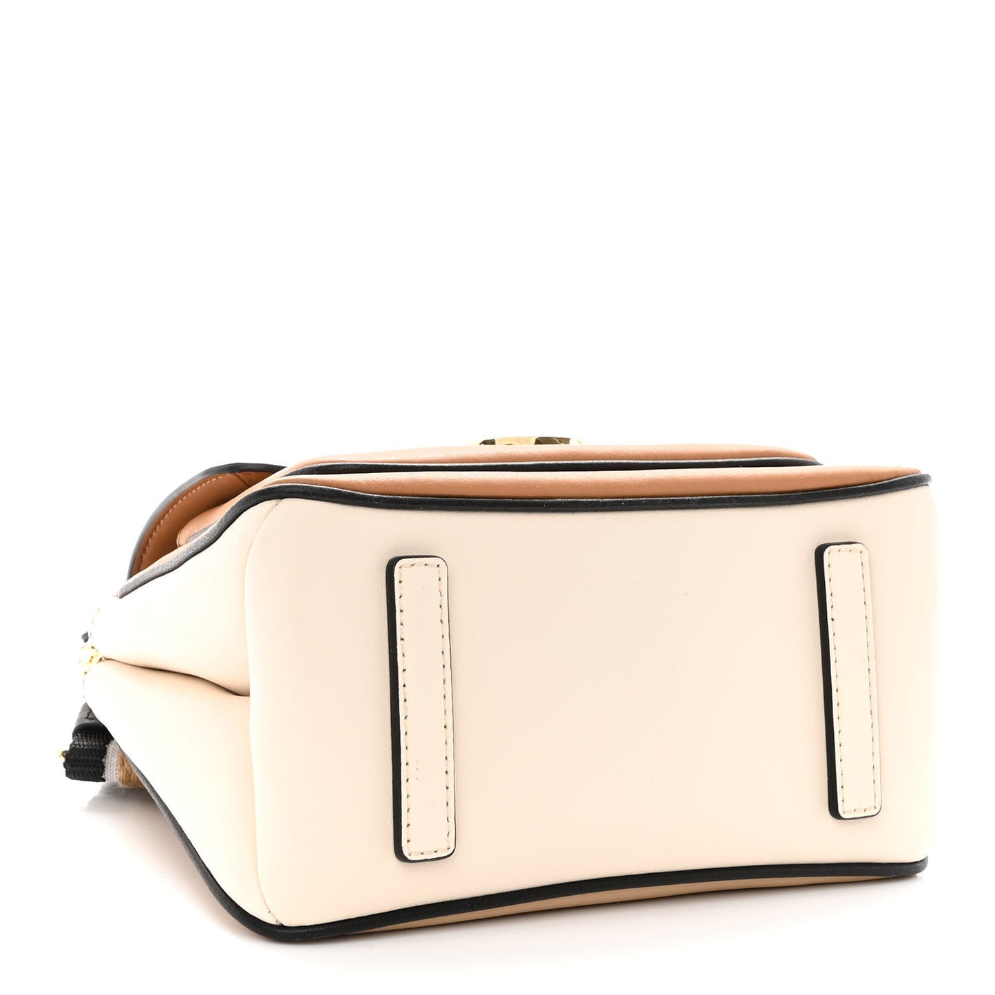 Calfskin Colorblock J Marc Chain Mini Satchel Cathay Spice Multicolor