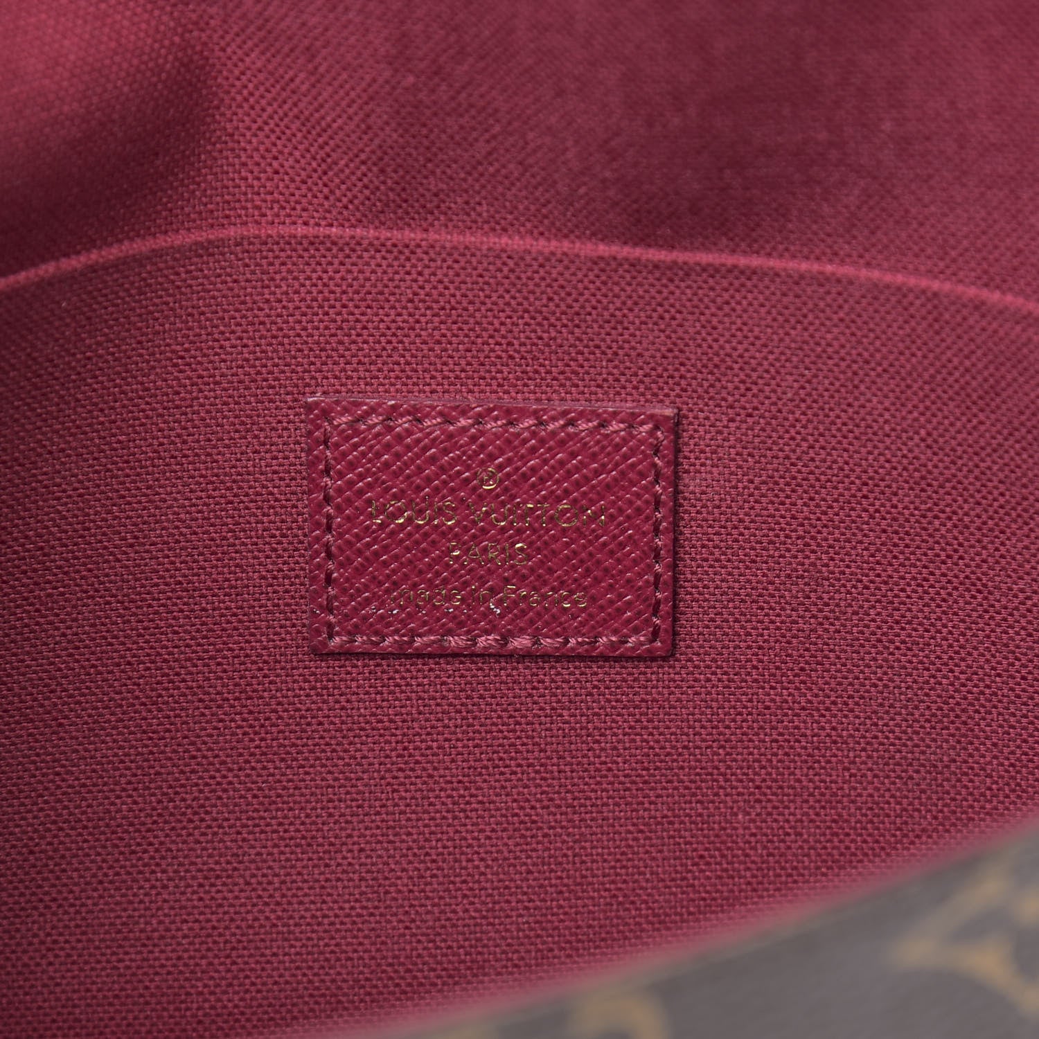 Louis Vuitton Monogram Pochette Felicie Chain Wallet Fuchsia 8 of 24
