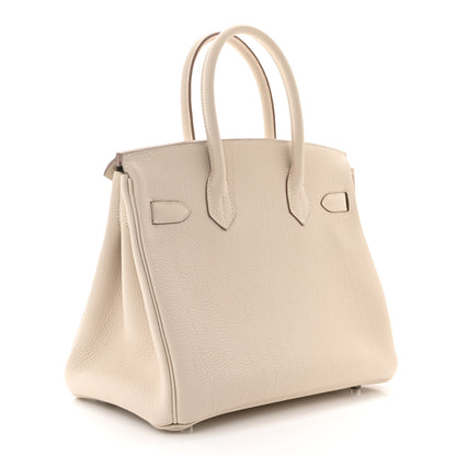 Hermes Togo Horseshoe Birkin 30 Craie Gris Perle 3 of 13