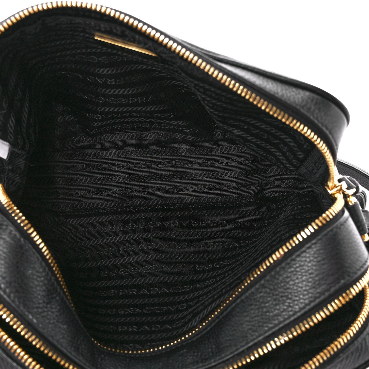 Prada Vitello Phenix Camera Bag Black 6 of 12