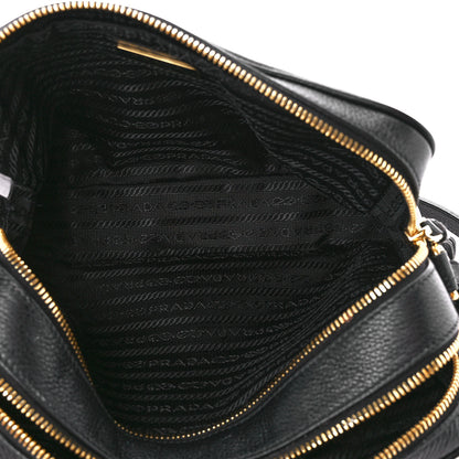 Prada Vitello Phenix Camera Bag Black 6 of 12