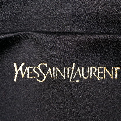 Saint Laurent Textured Patent Monogram Large Belle De Jour Clutch Black 6 of 7