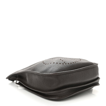 Hermes Taurillon Clemence Evelyne III PM Chocolate 3 of 11