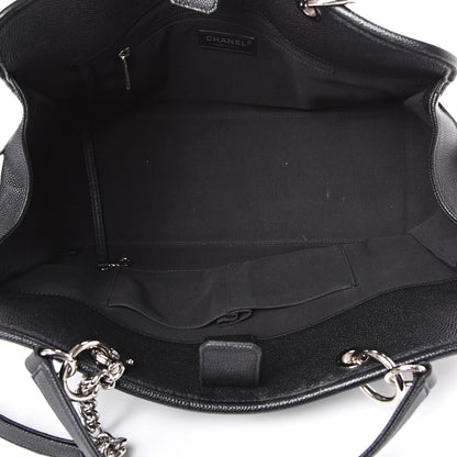 Chanel Caviar Stitched Shopping Tote Black 6 of 14