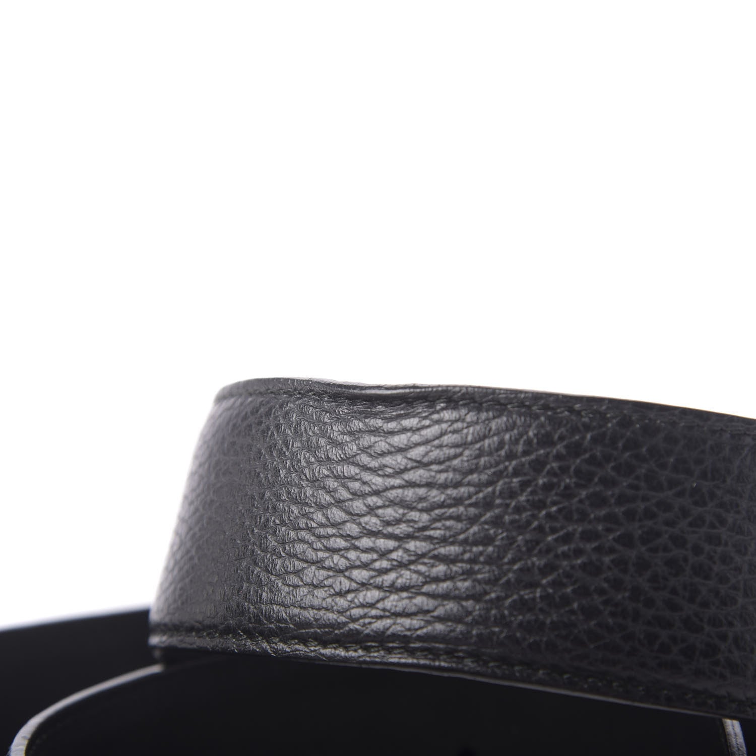 Gucci Dollar Calfskin Interlocking G Belt 90 36 Black 8 of 9