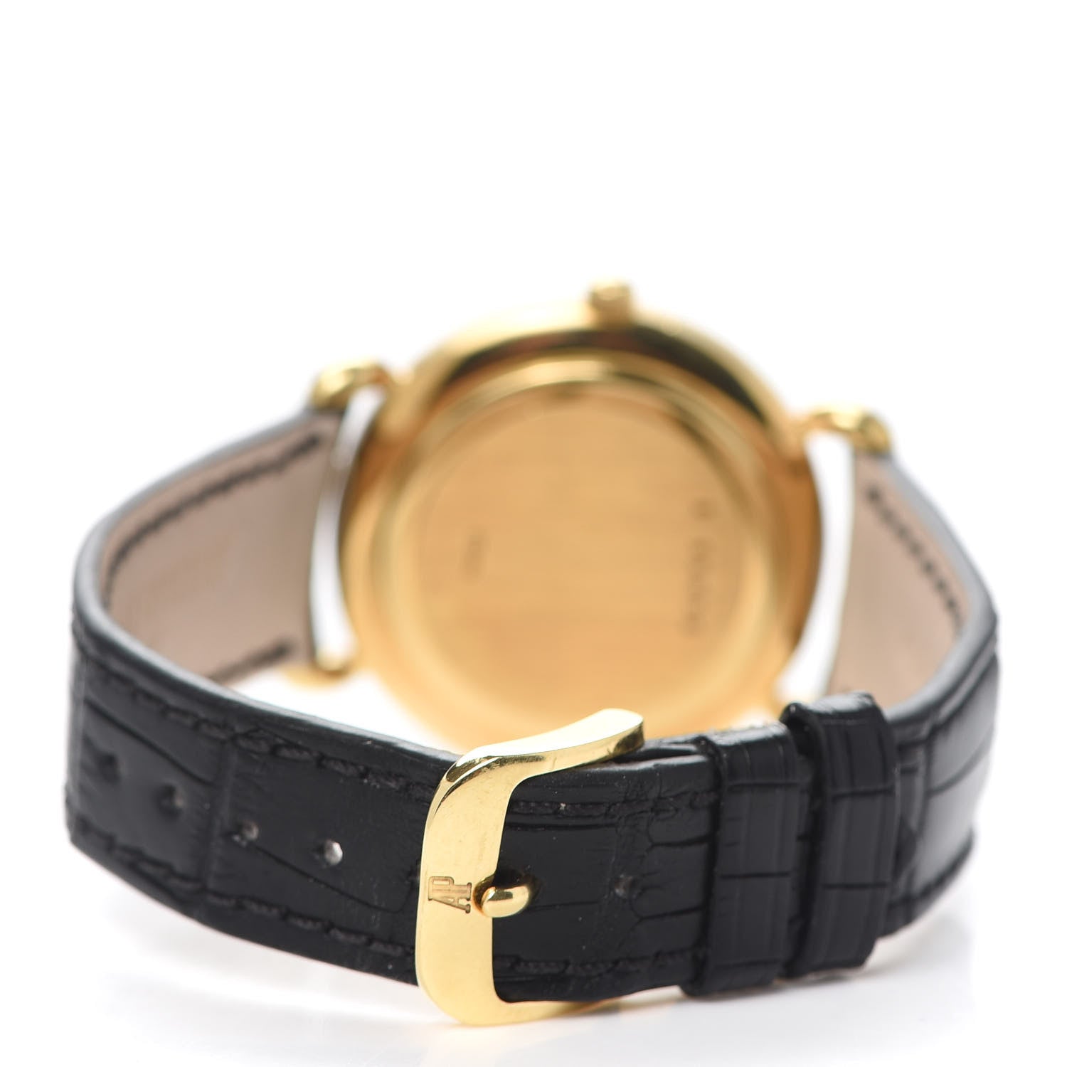 Audemars Piguet 18K Yellow Gold Alligator 32mm Classic Manual Winding Watch 3 of 5
