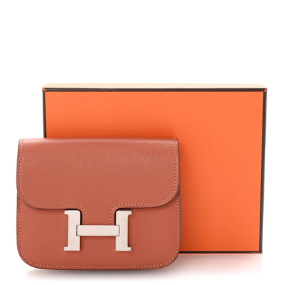 Hermes Evercolor Constance Slim Wallet Blush 8 of 8
