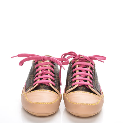 Louis Vuitton Monogram Capucine Sneakers 34.5 2 of 9