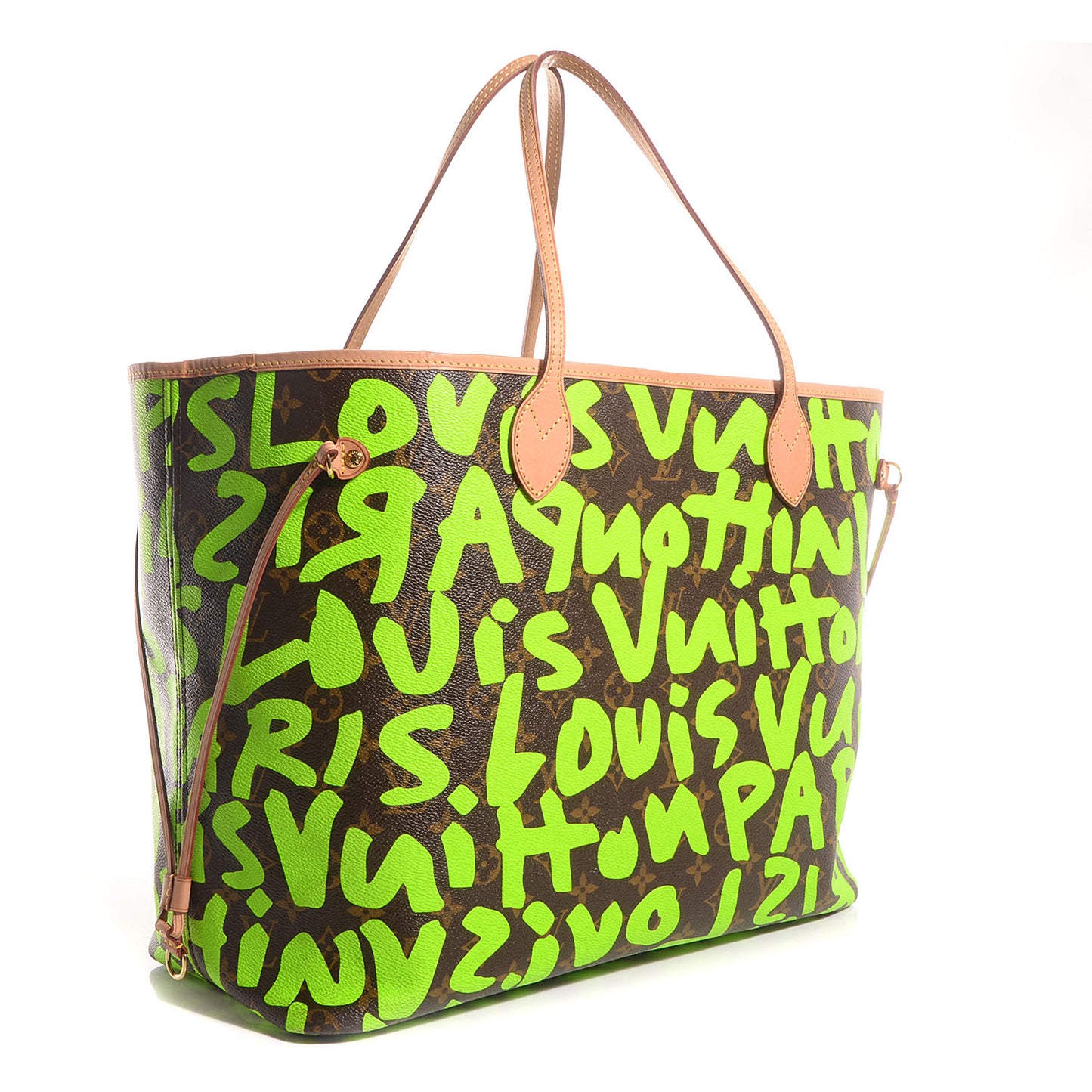 Monogram Graffiti Neverfull GM Green