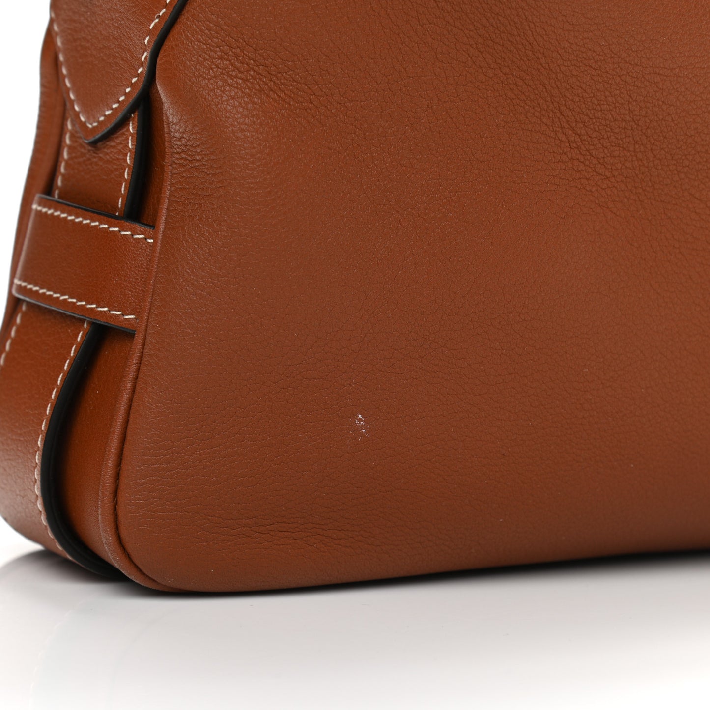 Supple Calfskin Medium Romy Shoulder Bag Tan