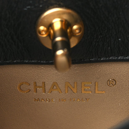 Chanel Lambskin Quilted Multi Chain Hobo Black 5 of 9