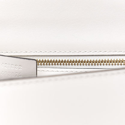 Gucci Calfskin Small Sylvie Shoulder Bag Off White 8 of 13