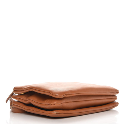 Celine Lambskin Small Trio Crossbody Bag Tan 4 of 10