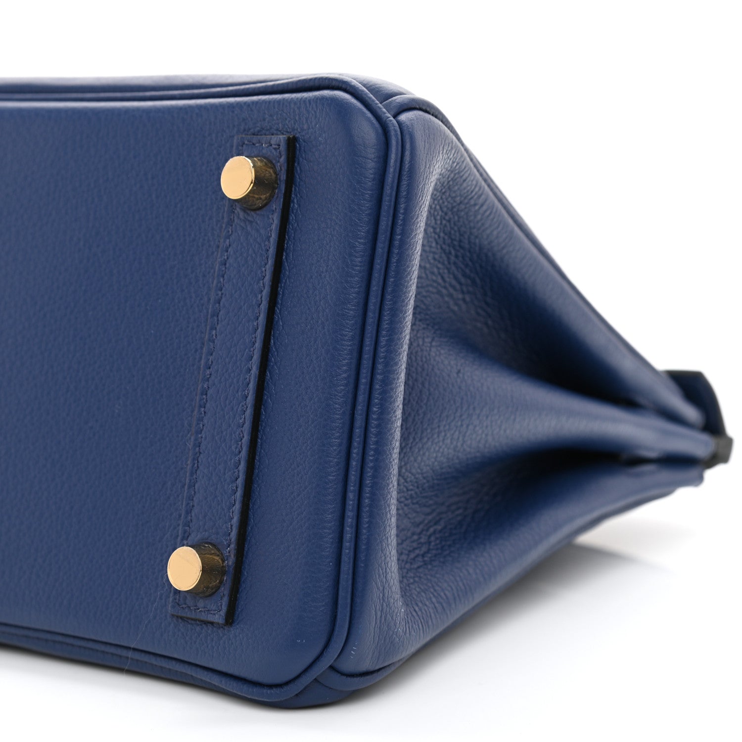 Hermes Taurillon Novillo Verso Birkin 25 Bleu Saphir Gris Mouette 10 of 11
