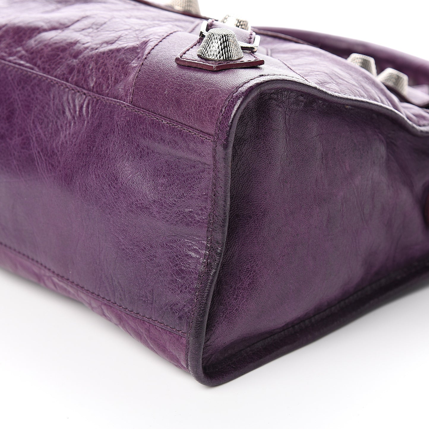 Agneau Giant 21 Silver Hardware City Raisin