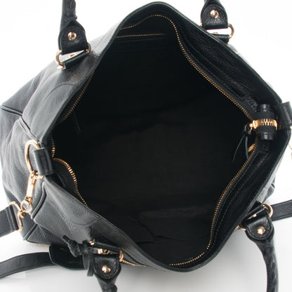 Balenciaga Chevre Gold Metallic Edge Hardware Velo Black 5 of 7