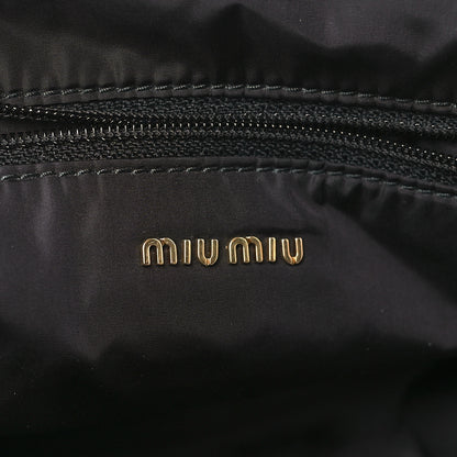 Miu Miu Soft Calf Softy Shoulder Bag Black 6 of 9
