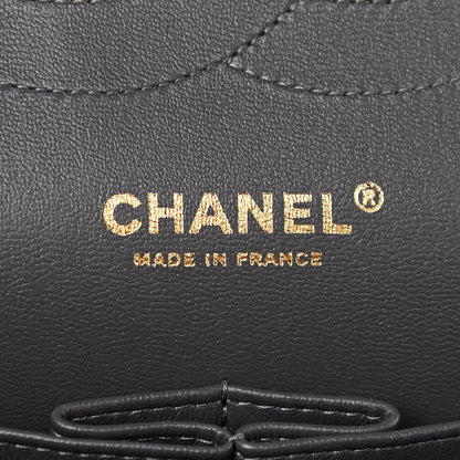 Chanel Caviar Quilted Jumbo Double Flap Dark Grey 6 of 11