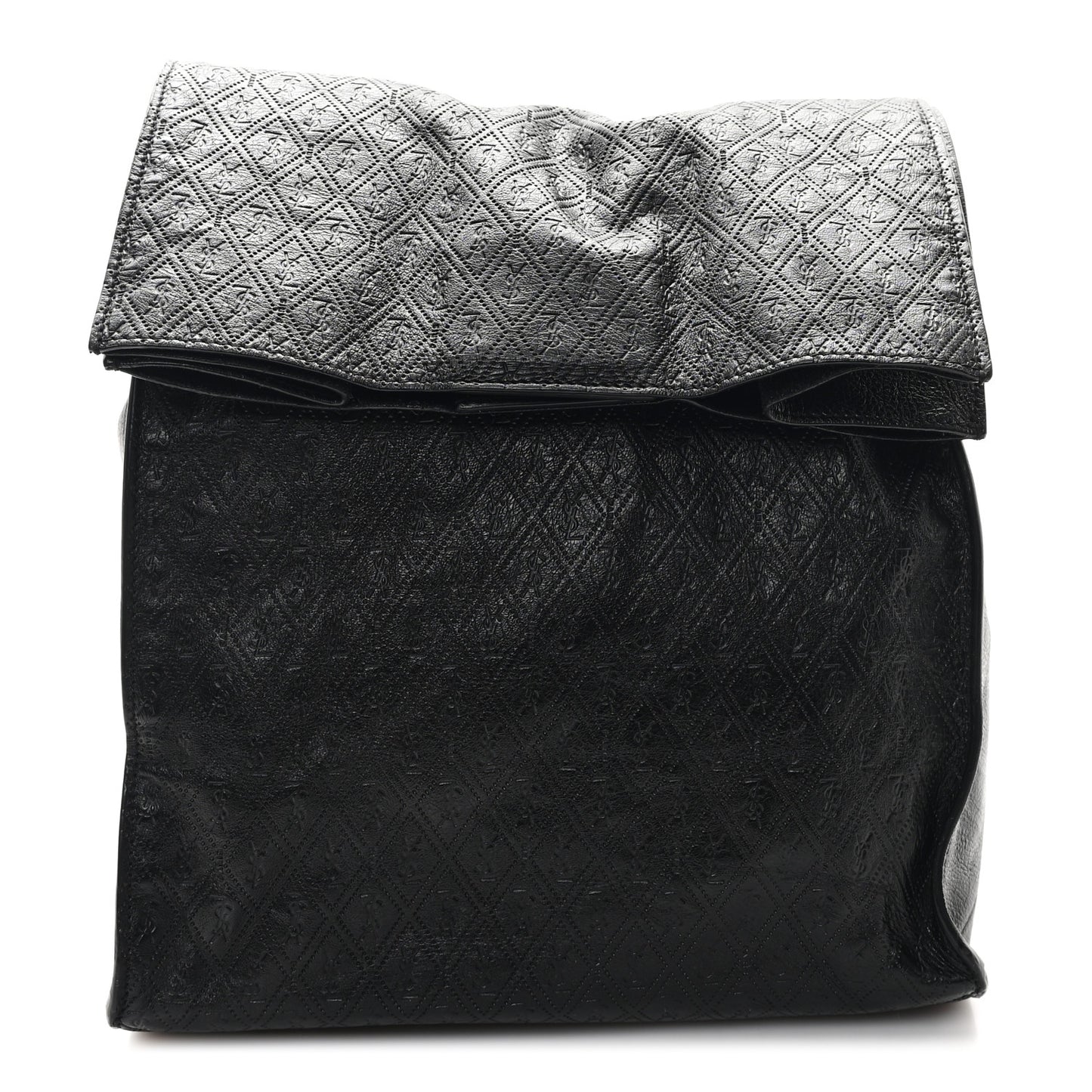 Calfskin Monogram Deli Paper Bag Vintage Black