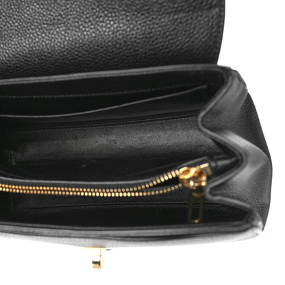 Celine Grained Calfskin Small 16 Top Handle Bag Black 4 of 8