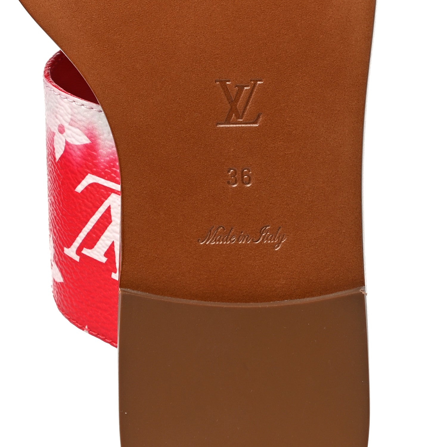 Louis Vuitton Monogram Escale Palma Sandals 36 Rouge 8 of 11