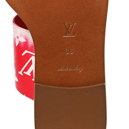Louis Vuitton Monogram Escale Palma Sandals 36 Rouge 8 of 11