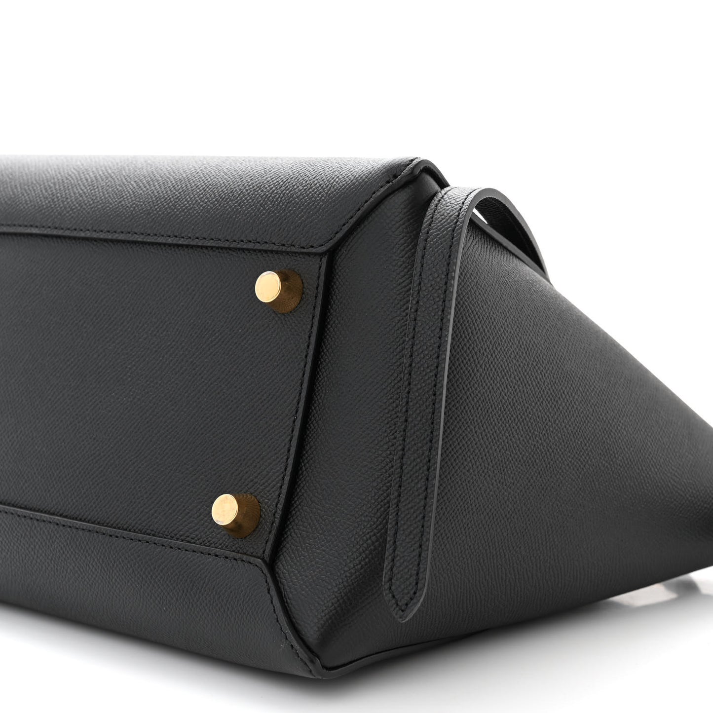 Grained Calfskin Mini Belt Bag Black
