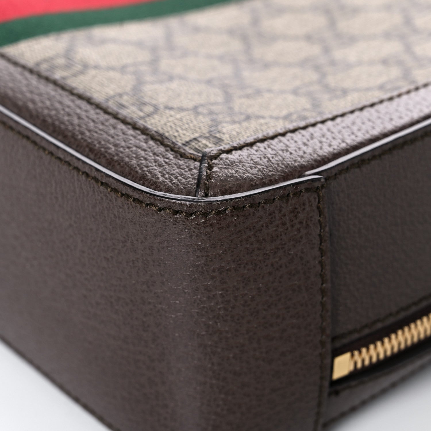 Gucci GG Supreme Web Small Ophidia Top Handle Shoulder Bag Brown 10 of 20