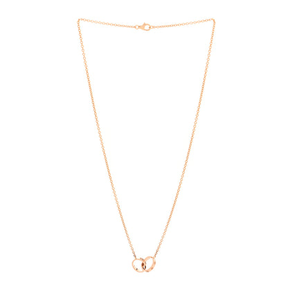 Cartier 18K Pink Gold Interlocking LOVE Necklace 3 of 5