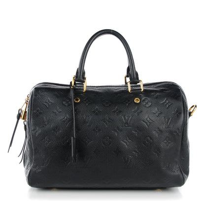 Louis Vuitton Empreinte Speedy Bandouliere 30 Black 1 of 7