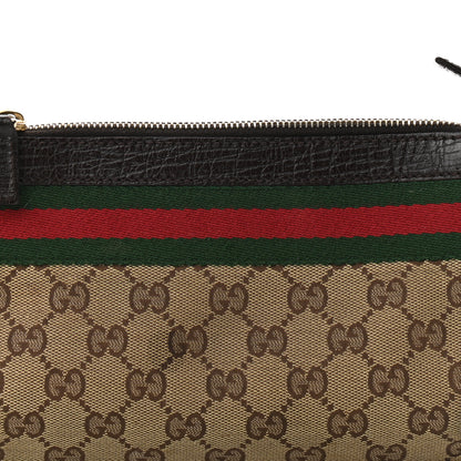 Gucci Monogram Web Pochette Dark Brown 8 of 10