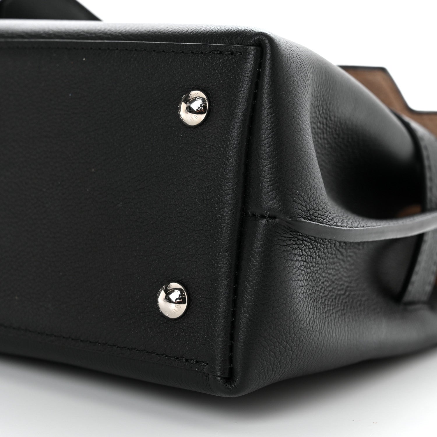 Louis Vuitton Calfskin Lockme Ever BB Black 10 of 11