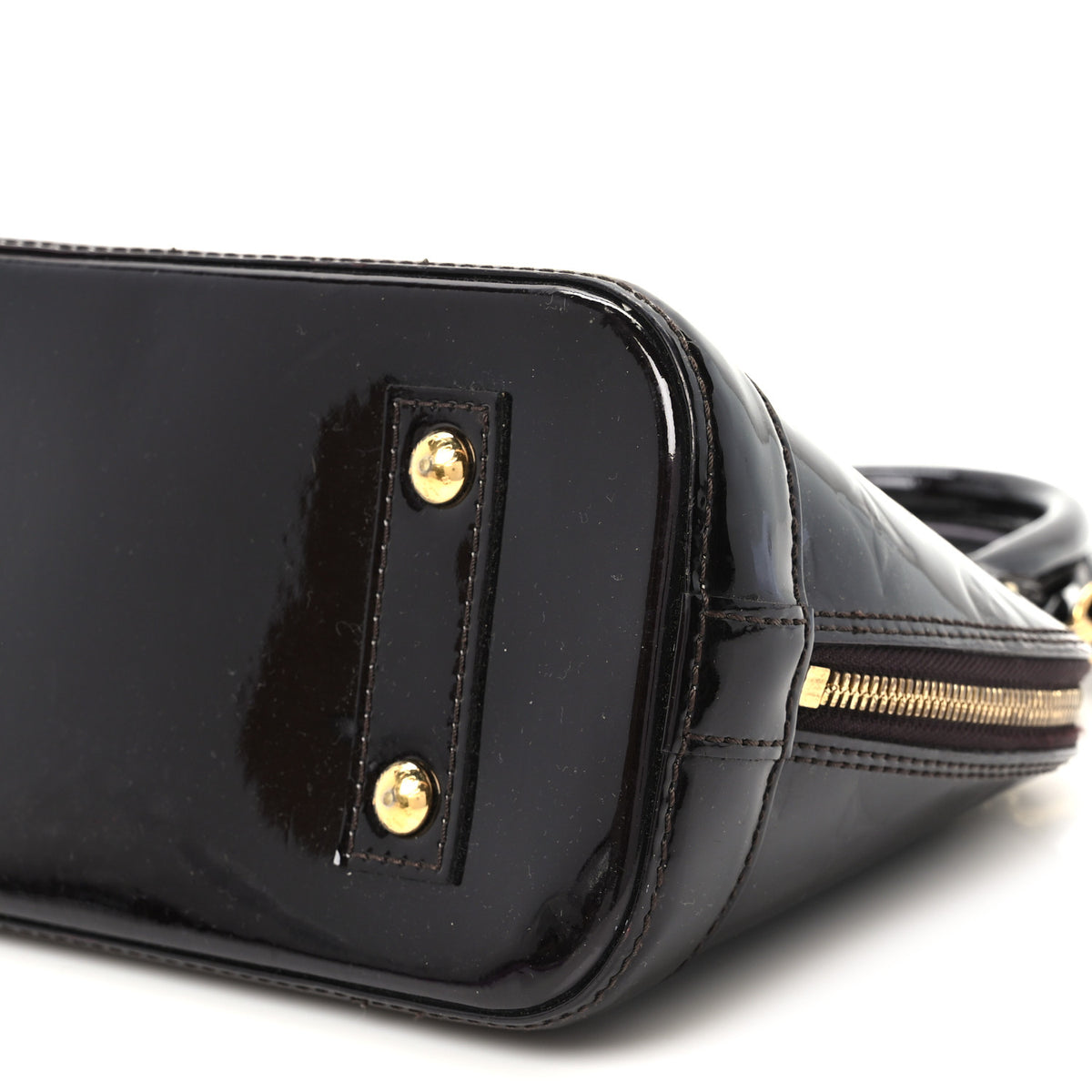 Louis Vuitton Vernis Alma BB Amarante 9 of 9