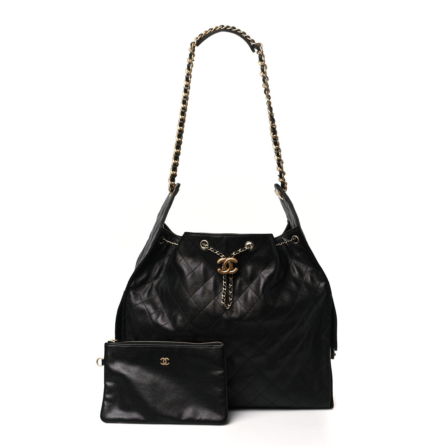 Chanel Caviar Quilted Medium Chanel 25 Handbag Black 3 of 11