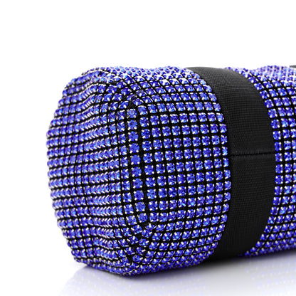 Alexander Wang Mesh Crystal Rhinestone Mini Cruiser Duffle Cobalt 8 of 11