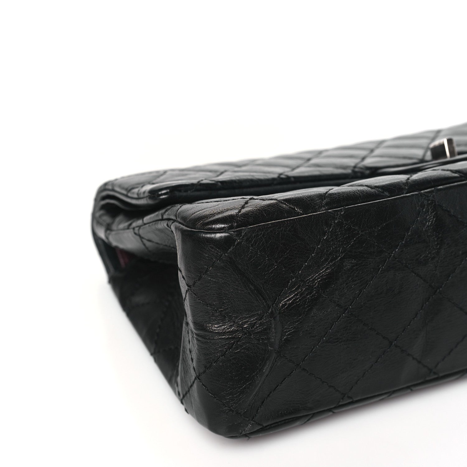 Chanel Aged Calfskin Quilted 2.55 Reissue 226 Flap Black 9 of 10