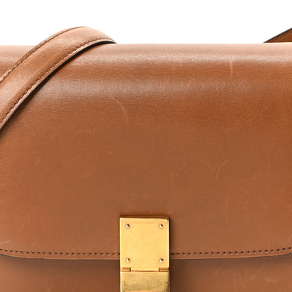 Celine Smooth Calfskin Small Classic Box Flap Bag Camel 9 of 11