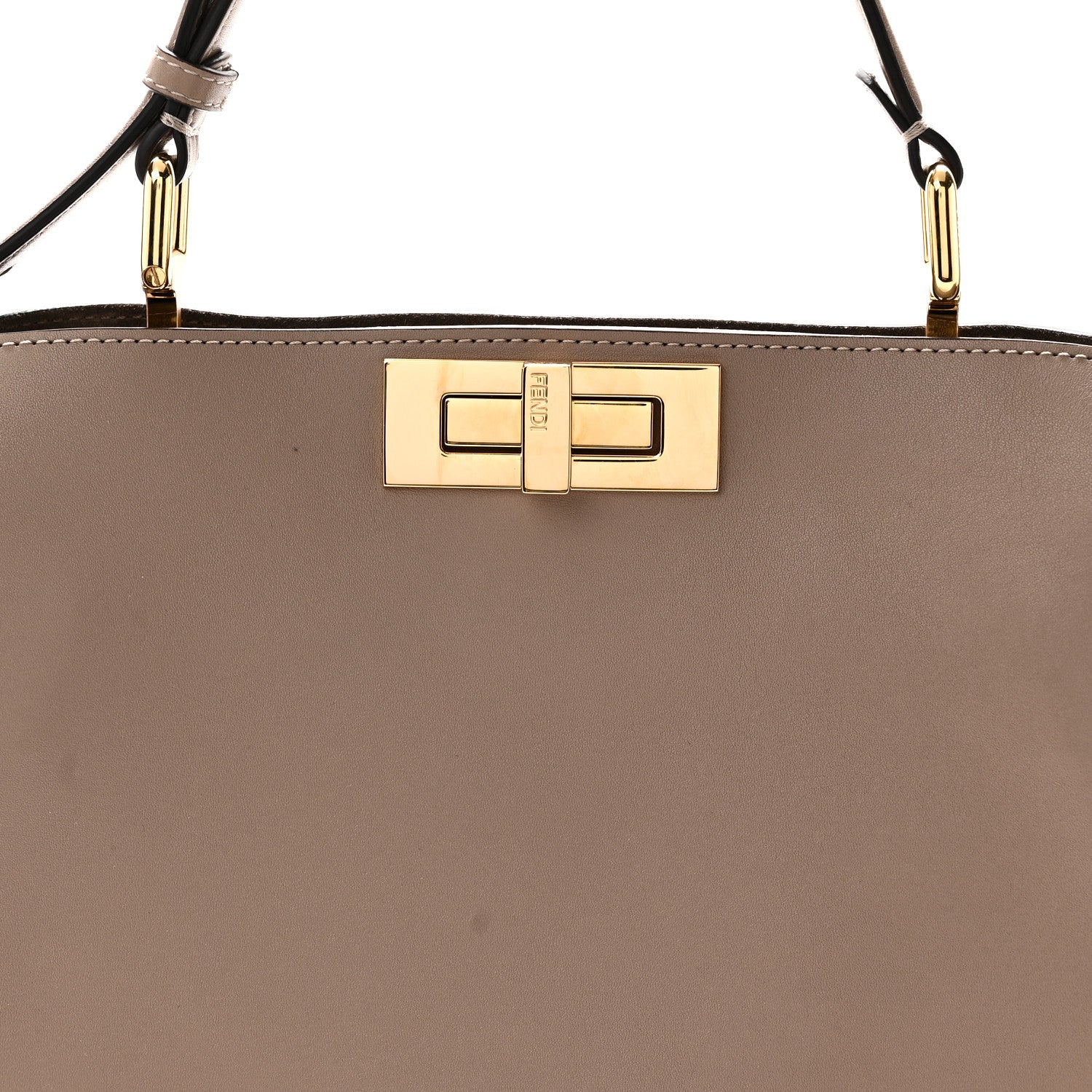 Fendi Vitello Medium Soft Peekaboo  Tortora 8 of 10