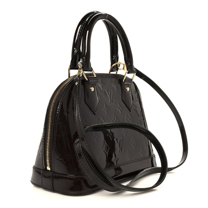 Louis Vuitton Vernis Alma BB Amarante 3 of 12