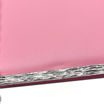 Prada City Calfskin Saffiano Crystal Cahier Bag Begonia Black 9 of 9