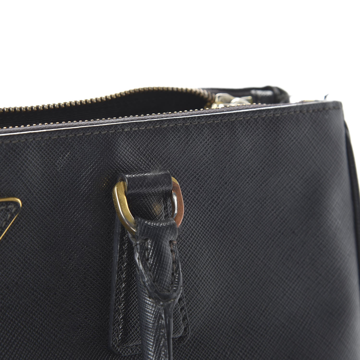 Prada Saffiano Medium Galleria Double Zip Tote Black 16 of 17