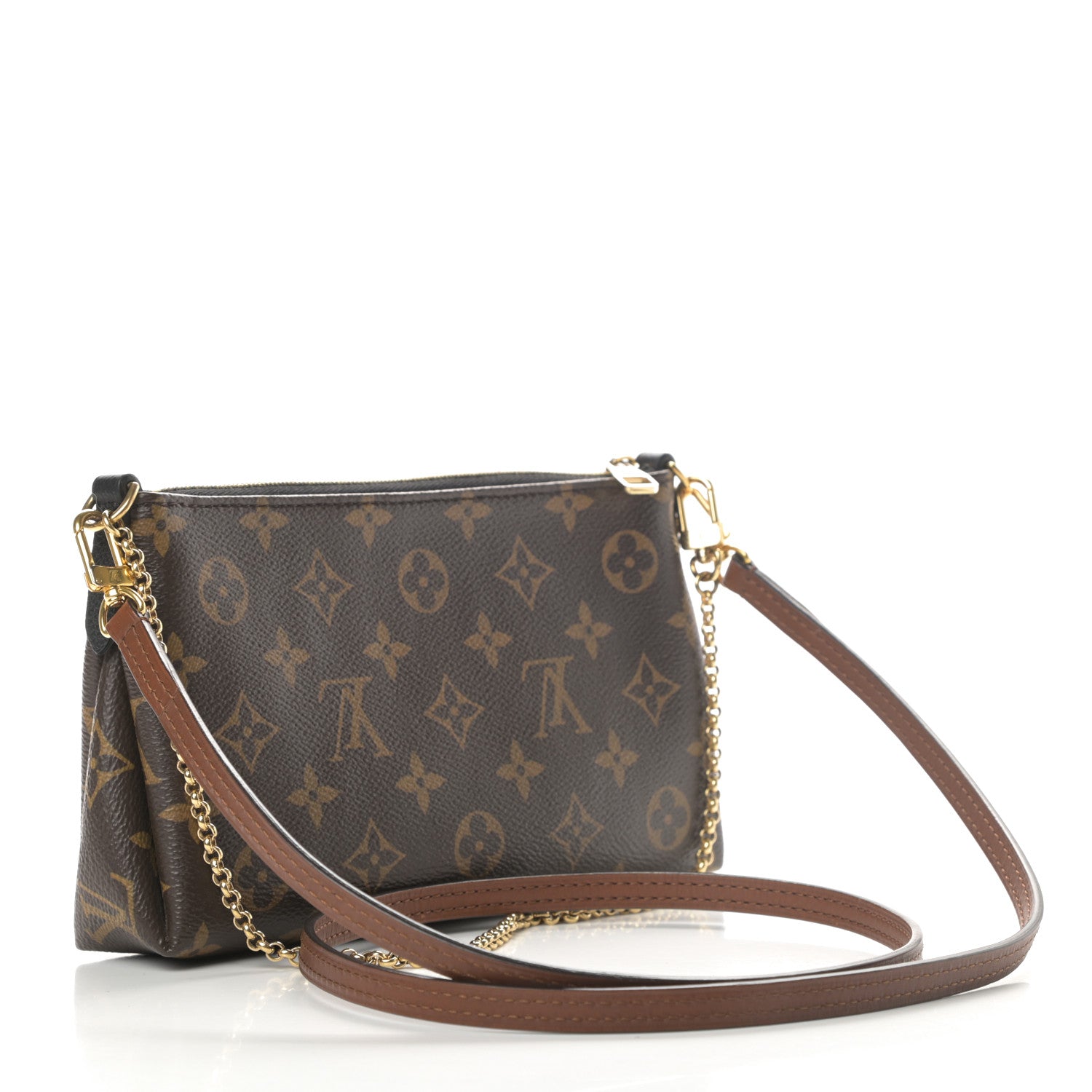 Louis Vuitton Monogram Pallas Clutch Black 3 of 11
